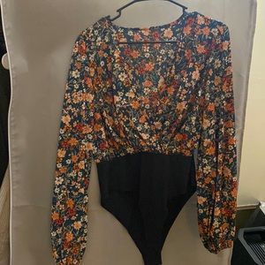 SHEIN floral Bodysuit